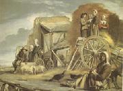Louis Le Nain The Cart or the Return from Haymaking (mk05) painting